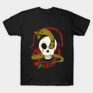 Snake, Skull and Blood T-Shirt